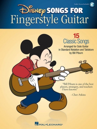Fingerstyle Guitar - Disney Songs (+Online Audio Access): for guitar/tab