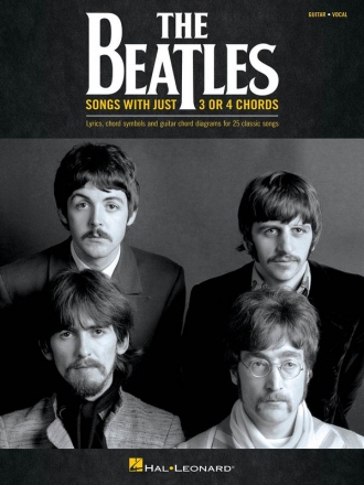 The Beatles - Songs with just 3 or 4 Chords for guitar (+lyrics and chords)