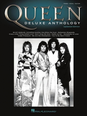 Queen: Deluxe Anthology (updated Edition) for piano/vocal/guitar songbook