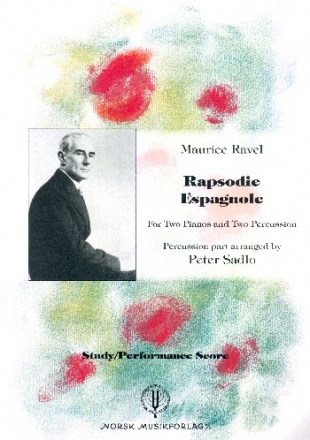 Rapsodie espagnole for 2 pianos, Pauken and percussion score