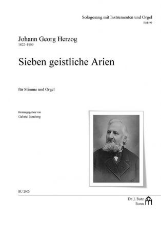 7 geistliche Arien fr Gesang und Orgel Partitur