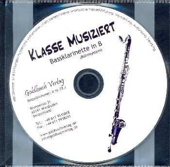 Klasse musiziert  CD Bassklarinette (Bhmsystem)