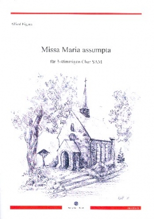 Missa Maria assumpta fr gem Chor (SAM) a cappella Partitur