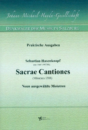 Sacrae Cantiones fr gem Chor a cappella (Instrumente ad lib) Orgel-Partitur
