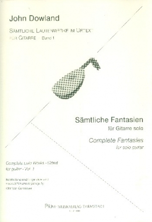 Smtliche Fantasien fr Gitarre revised edition