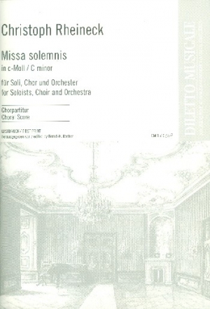 Missa solemnis c-Moll f�r Soli, gem Chor und Orchester Chorpartitur