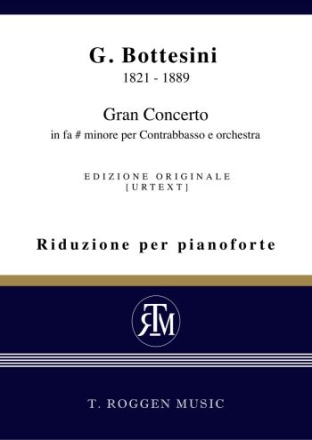 Konzert fis-Moll Nr.1  fr Kontrabass und Orchester fr Kontrabass und Klavier