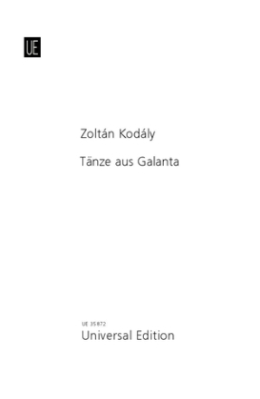Tnze aus Galnta fr Orchester Partitur (dt/en)