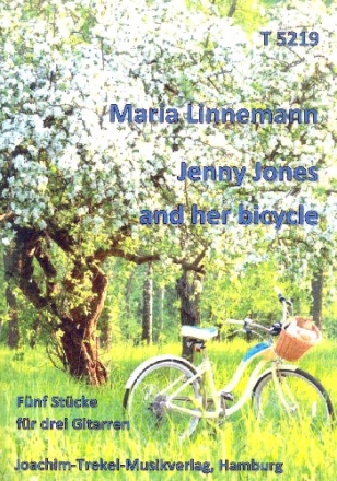 Jenny Jones and her bicycle fr 3 Gitarren Partitur