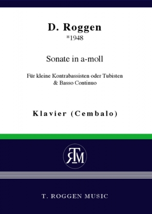 Sonate a-Moll fr kleine Kontrabassisten fr Kontrabass (Tuba) und Bc