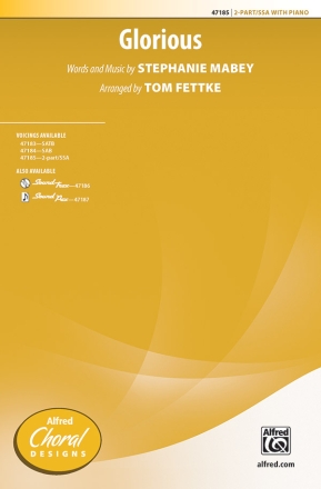 Glorious for female chorus (2-part chorus) and piano score