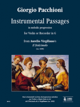 Instrumental Passages in melodic Progression from Virgiliano's Il Dolc for violin /recorder in G