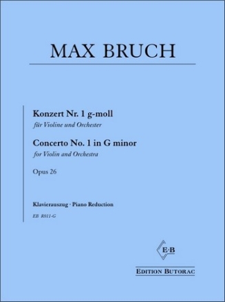 Konzert g-Moll Nr.1 op.26 fr Violine und Orchester fr Violine und Klavier