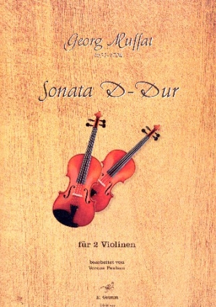 Sonate D-Dur fr 2 Violinen Partitur und Stimme