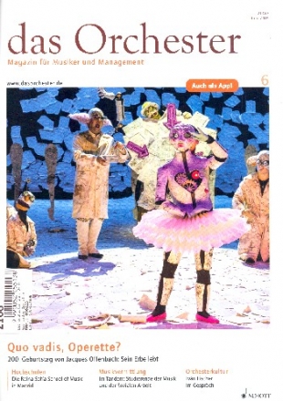 Das Orchester Juni 2019 Quo vadis Operette