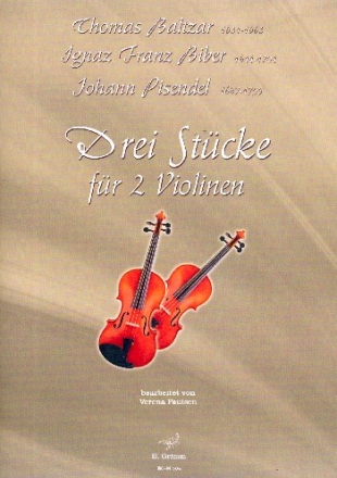 3 kleine Stcke fr 2 Violinen Partitur und Stimme