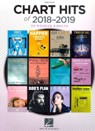 Chart Hits of 2018-2019: for ukulele (with lyrics and chords)