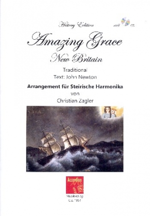 Amazing Grace (+CD) fr Steirische Harmonika in Griffschrift