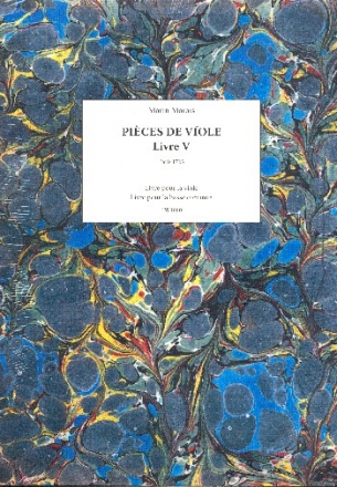 Pièces de viole livre 5 à viole et basse continue Faksimile in 2 Bänden