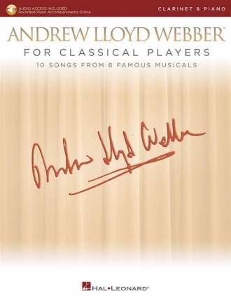 Webber for classical Players (+Audio Access) for clarinet and piano