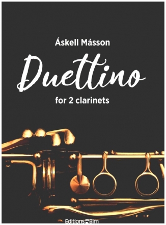 Duettino for 2 clarinets score