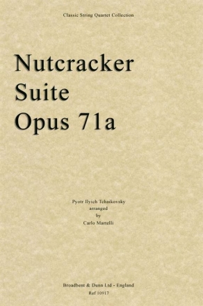 Nutcracker Suite op.71a for string quartet parts