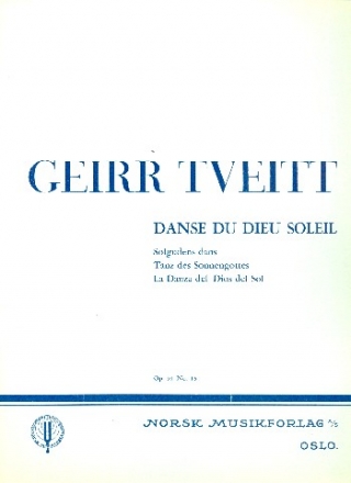 Danse du dieu soleil op.91,15 pour piano