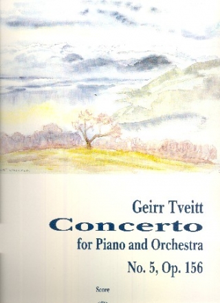 Concerto no.5 op.156 for piano and orchestra score