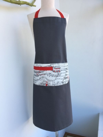 K�chensch�rze Xmas (Le chef) Baumwolle 88 x 80 cm mit B�ndern