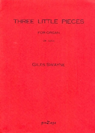 3 little Pieces op.123a for organ