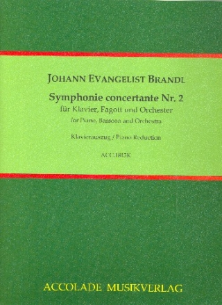 Symphonie concertante C-Dur Nr.2 fr Fagott, Klavier und Orchester Partitur