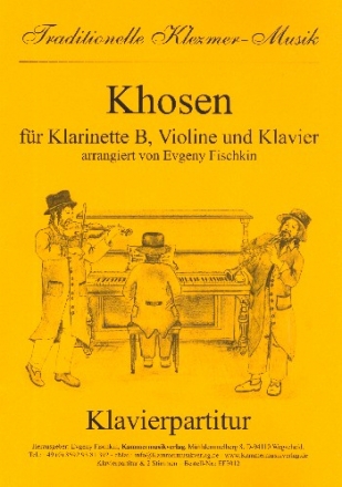 Khosen f�r Klarinette, Violine und Klavier Stimmen