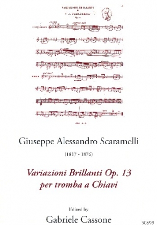 Variazioni brillanti op.13 f�r Trompete (D/C/B) und Klavier