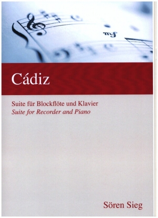 Cdiz fr Blockflte und Klavier