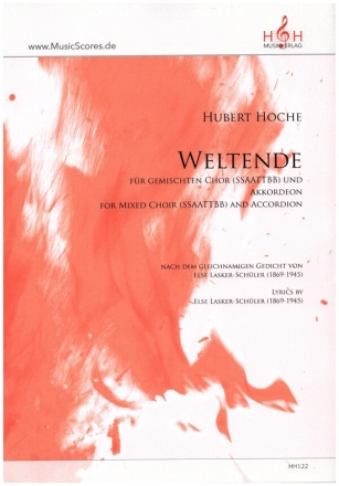 Weltende fr gem Chor und Akkordeon Partitur