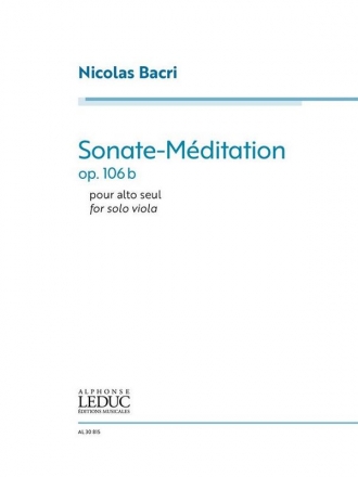 Nicolas Bacri, Srnade Mlancolique Viola Buch