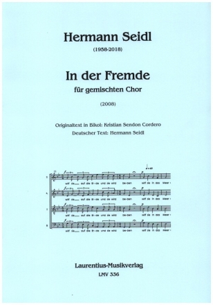 In der Fremde fr gem Chor a cappella Partitur