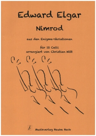 Nimrod aus den Enigma-Variationen fr 12 Violoncelli Partitur und Stimmen