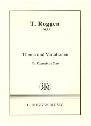 Thema und Variationen fr Kontrabass solo