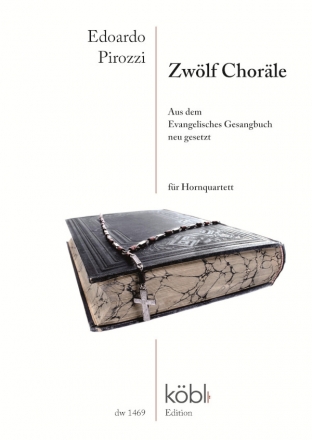 12 Chor�le f�r 4 H�rner Partitur und Stimmen