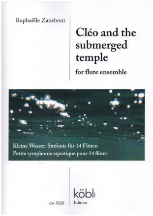 Clo and the submerged temple for flute ensemble score and parts