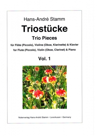 Triostcke vol.1 fr Flte (Piccolo), Violine (Oboe, Klarinette in B) und Klavier Stimmen