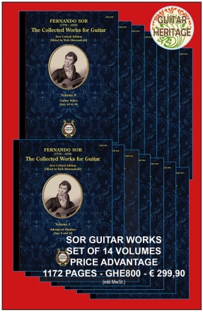 Collected Guitar Works - Set of 14 Volumes for 1-2 guitars