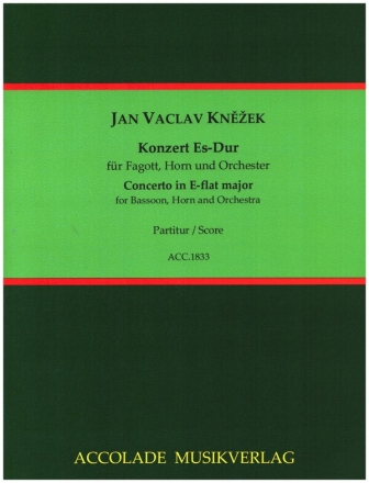 Konzert Es-Dur fr Fagott, Horn und Orchester Partitur
