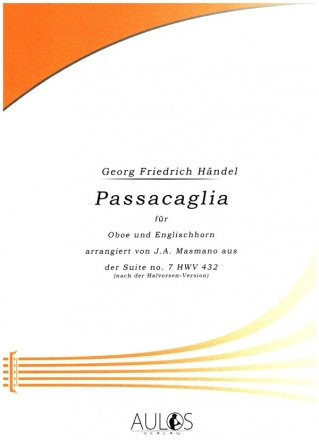 Passacaglia fr Oboe und Englischhorn Spielpartitur