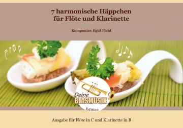 7 harmonische Hppchen fr Flte und Klarinette Partitur und Stimmen