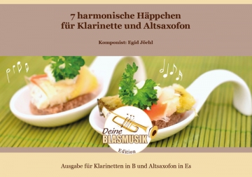 7 harmonische Hppchen fr Klarinette und Altsaxophon Partitur und Stimmen
