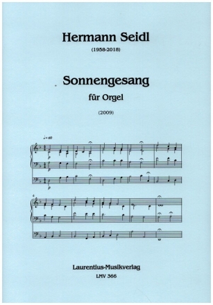 Sonnengesang fr Orgel