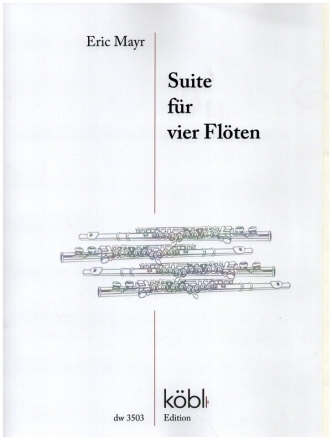 Suite fr 4 Flten Partitur und Stimmen