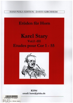 Etudes 1-55 vol.1-3 pour cor